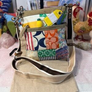 Coach vintage LE Hampton Patchwork Crossbody Bag 2006